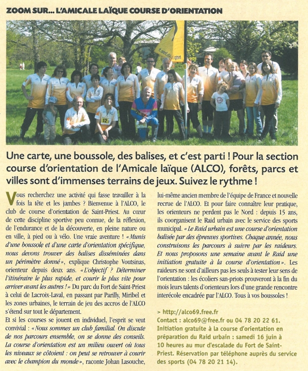 Article du magazine Couleur